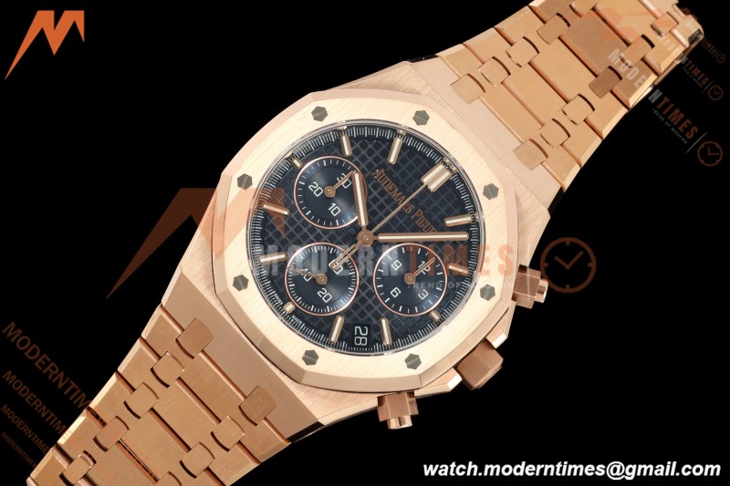 Audemars Piguet - Royal Oak 26240OR Gain Weight 41mm RG/RG Blue SWF Dial DDF DD4401
