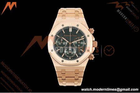 Audemars Piguet - Royal Oak 26240OR Gain Weight 41mm RG/RG Green SWF Dial DDF DD4401