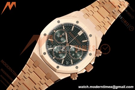 Audemars Piguet - Royal Oak 26240OR Gain Weight 41mm RG/RG Green SWF Dial DDF DD4401