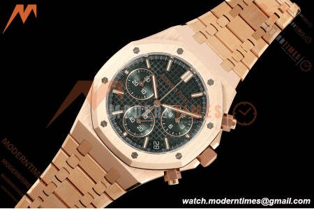 Audemars Piguet - Royal Oak 26240OR Gain Weight 41mm RG/RG Green SWF Dial DDF DD4401
