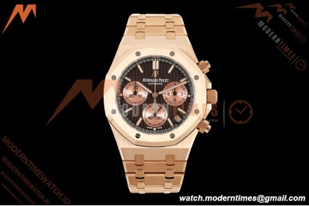 Audemars Piguet - Royal Oak 26331OR Gain Weight 41mm RG/RG Brown SWF Dial DDF DD4401