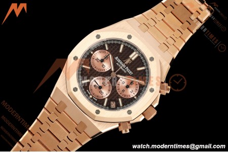 Audemars Piguet - Royal Oak 26331OR Gain Weight 41mm RG/RG Brown SWF Dial DDF DD4401