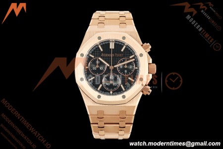 Audemars Piguet - Royal Oak 26240OR Gain Weight 41mm RG/RG Black SWF Dial DDF DD4401 | 오데마 피게 - 로얄 오크 26240OR 게인 웨이트 41mm RG/RG 블랙 SWF 다이얼 DDF DD4401