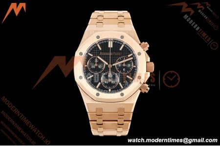 Audemars Piguet - Royal Oak 26240OR Gain Weight 41mm RG/RG Black SWF Dial DDF DD4401