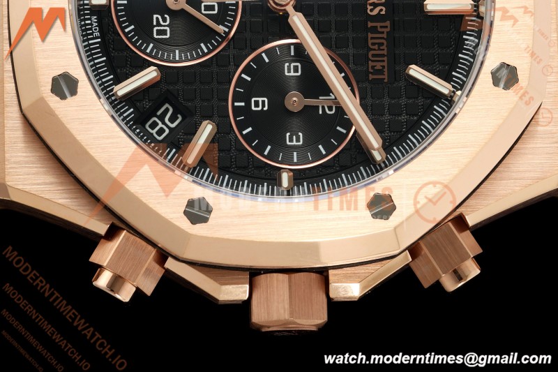 Audemars Piguet - Royal Oak 26240OR Gain Weight 41mm RG/RG Black SWF Dial DDF DD4401
