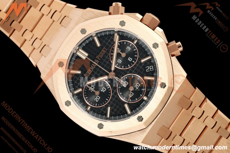 Audemars Piguet - Royal Oak 26240OR Gain Weight 41mm RG/RG Black SWF Dial DDF DD4401