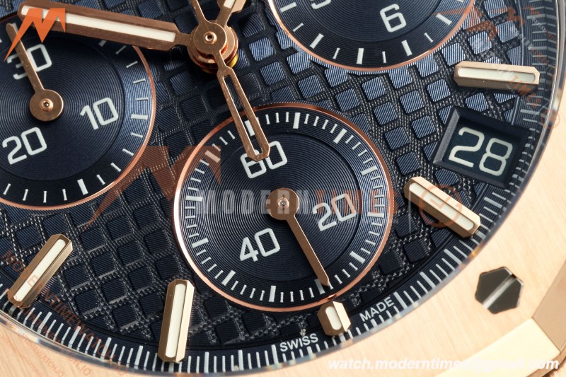 Audemars Piguet - Royal Oak 26240OR Gain Weight 41mm RG/LE Blue SWF Dial DDF DD4401