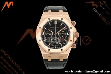 Audemars Piguet - Royal Oak 26240OR Gain Weight 41mm RG/LE Black SWF Dial DDF DD4401 | 오데마 피게 - 로얄 오크 26240OR 게인 웨이트 41mm RG/LE 블랙 SWF 다이얼 DDF DD4401
