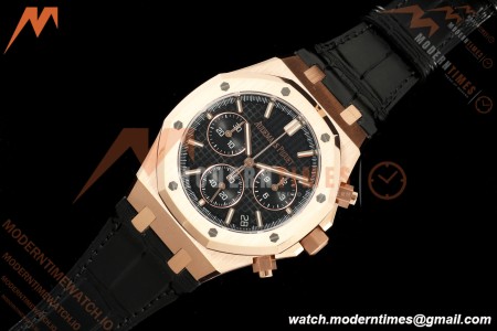Audemars Piguet - Royal Oak 26240OR Gain Weight 41mm RG/LE Black SWF Dial DDF DD4401 | 오데마 피게 - 로얄 오크 26240OR 게인 웨이트 41mm RG/LE 블랙 SWF 다이얼 DDF DD4401