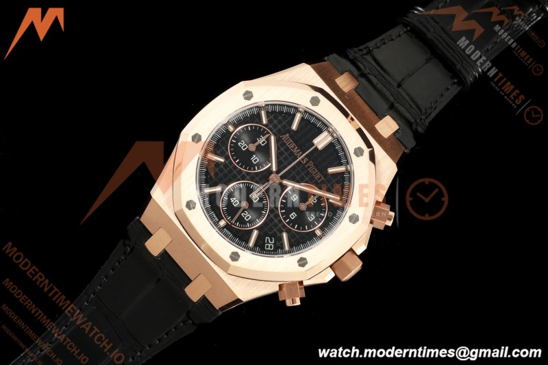 Audemars Piguet - Royal Oak 26240OR Gain Weight 41mm RG/LE Black SWF Dial DDF DD4401