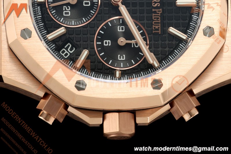 Audemars Piguet - Royal Oak 26240OR Gain Weight 41mm RG/LE Black SWF Dial DDF DD4401