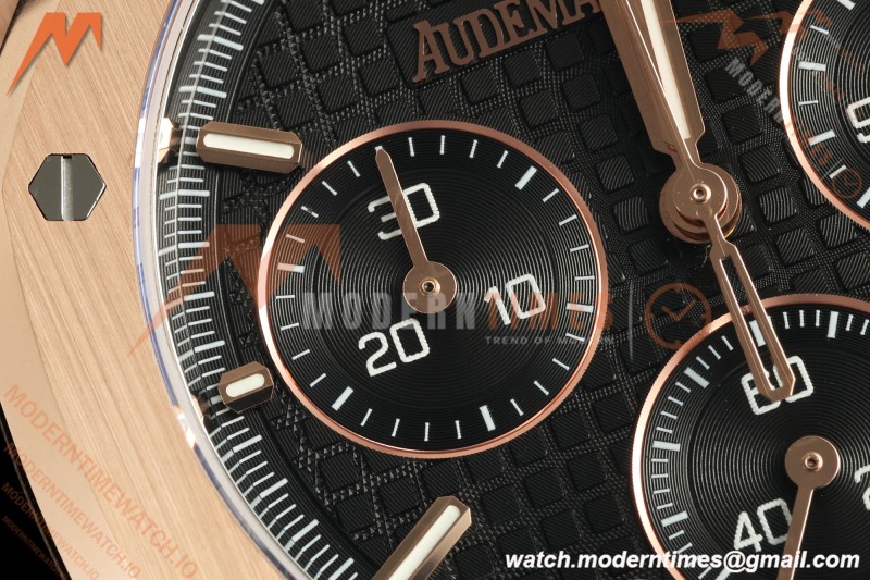 Audemars Piguet - Royal Oak 26240OR Gain Weight 41mm RG/LE Black SWF Dial DDF DD4401