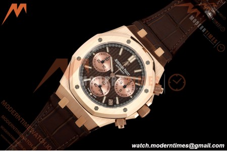 Audemars Piguet - Royal Oak 26331OR Gain Weight 41mm RG/LE Brown SWF Dial DDF DD4401