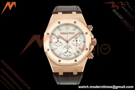 Audemars Piguet - Royal Oak 26240OR Gain Weight 41mm RG/LE White SWF Dial DDF DD4401 | 오데마 피게 - 로얄 오크 26240OR 게인 웨이트 41mm RG/LE 화이트 SWF 다이얼 DDF DD4401