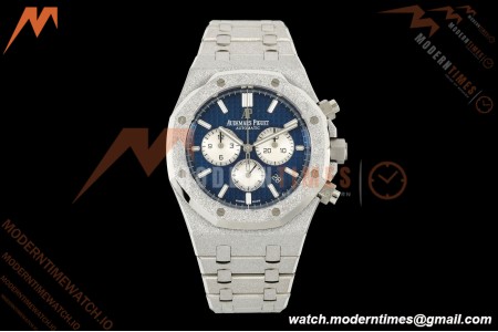 Audemars Piguet - Royal Oak Chrono 26331BC 41mm Frosted SS/SS Blue APSF A2385 | 오데마 피게 - 로얄 오크 크로노 26331BC 41mm 프로스티드 SS/SS 블루 APSF A2385
