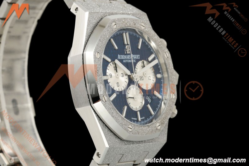 Audemars Piguet - Royal Oak Chrono 26331BC 41mm Frosted SS/SS Blue APSF A2385