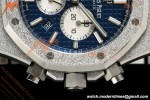 Audemars Piguet - Royal Oak Chrono 26331BC 41mm Frosted SS/SS Blue APSF A2385