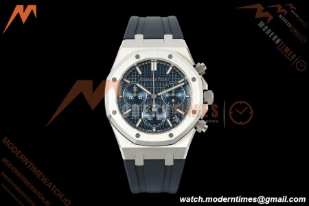 Audemars Piguet - Royal Oak 26240ST 50th Anniversary 41mm SS/RU Blue SWF Dial DDF DD4401