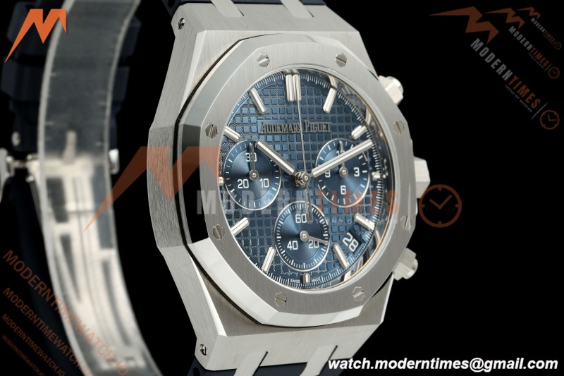 Audemars Piguet - Royal Oak 26240ST 50th Anniversary 41mm SS/RU Blue SWF Dial DDF DD4401