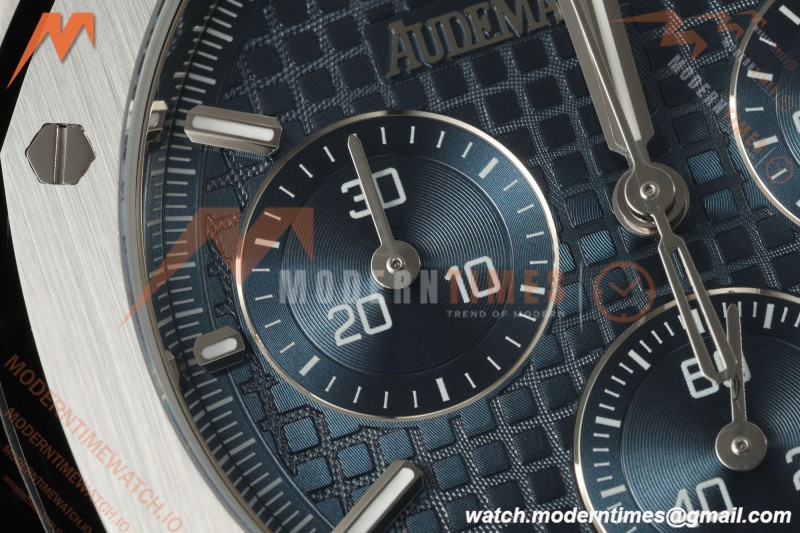 Audemars Piguet - Royal Oak 26240ST 50th Anniversary 41mm SS/RU Blue SWF Dial DDF DD4401