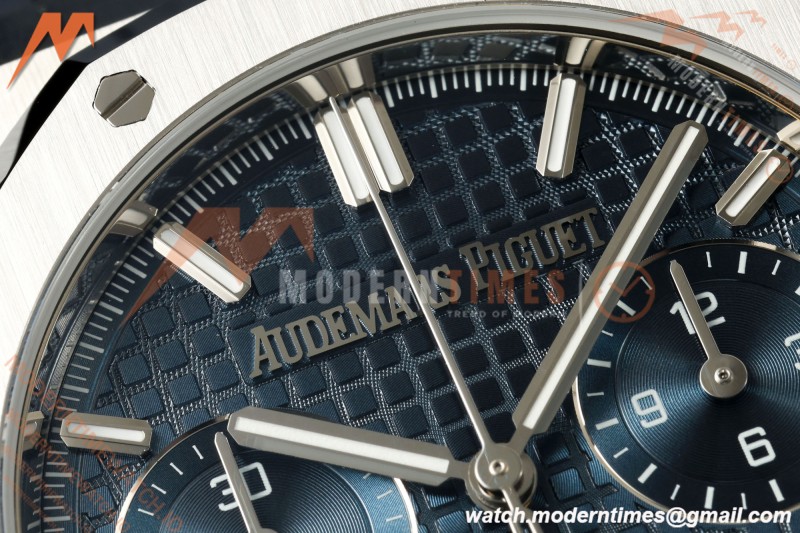 Audemars Piguet - Royal Oak 26240ST 50th Anniversary 41mm SS/RU Blue SWF Dial DDF DD4401