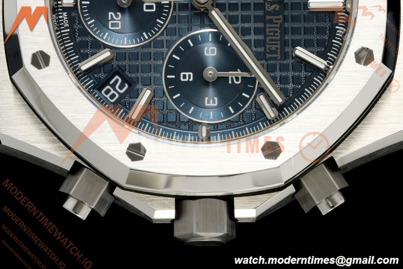 Audemars Piguet - Royal Oak 26240ST 50th Anniversary 41mm SS/RU Blue SWF Dial DDF DD4401
