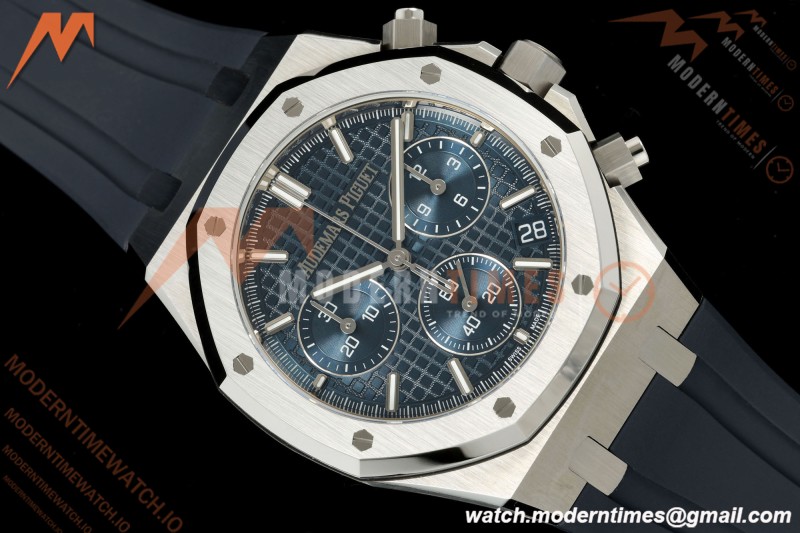 Audemars Piguet - Royal Oak 26240ST 50th Anniversary 41mm SS/RU Blue SWF Dial DDF DD4401