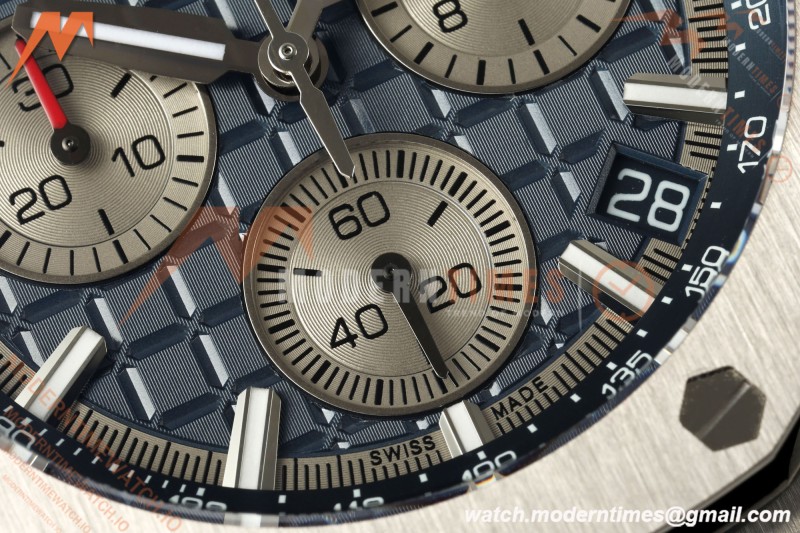 Audemars Piguet - Royal Oak Offshore 26420TI 43mm TI/RU Blu/Silv DDF DD4401