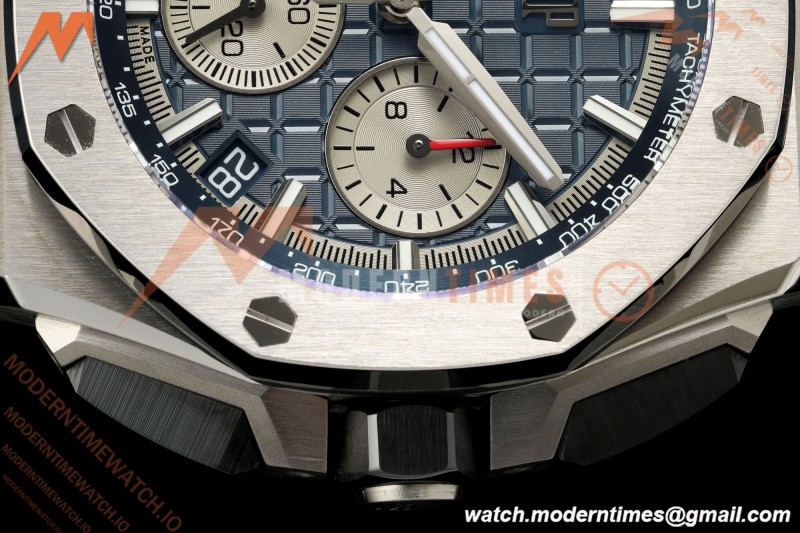 Audemars Piguet - Royal Oak Offshore 26420TI 43mm TI/RU Blu/Silv DDF DD4401