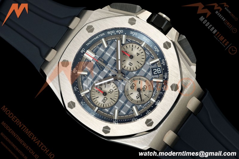 Audemars Piguet - Royal Oak Offshore 26420TI 43mm TI/RU Blu/Silv DDF DD4401