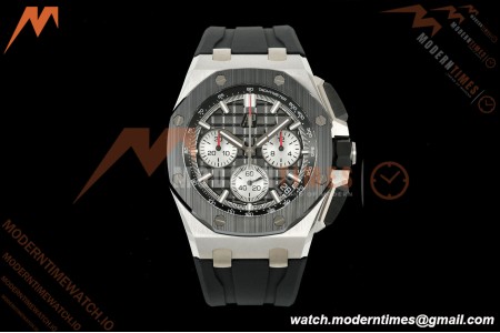 Audemars Piguet - Royal Oak Offshore 26420SO 43mm SS/CER/RU Blk/Silv DDF DD4401