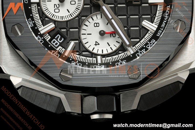 Audemars Piguet - Royal Oak Offshore 26420SO 43mm SS/CER/RU Blk/Silv DDF DD4401