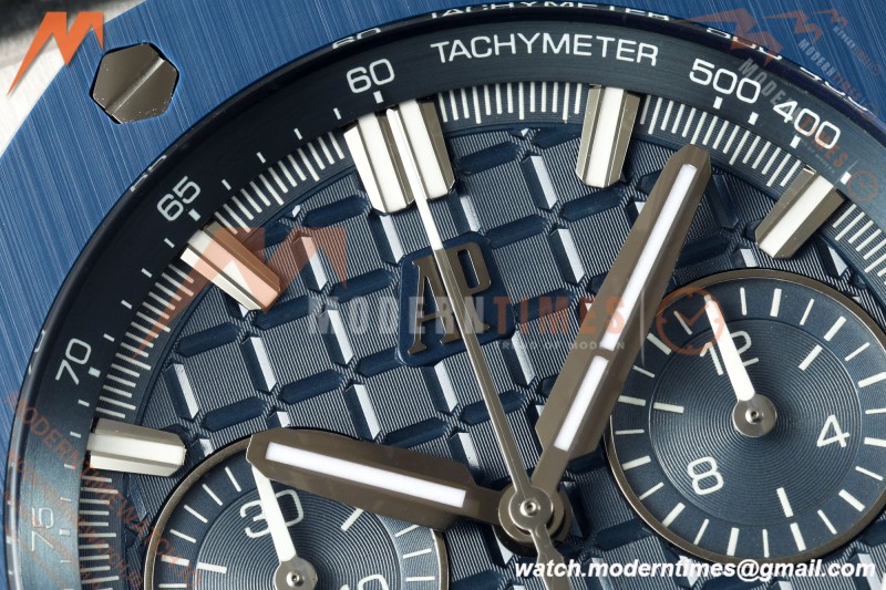 Audemars Piguet - Royal Oak Offshore 26420SO 43mm SS/CER/RU Blu/Silv DDF DD4401