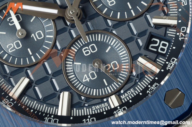 Audemars Piguet - Royal Oak Offshore 26420SO 43mm SS/CER/RU Blu/Silv DDF DD4401