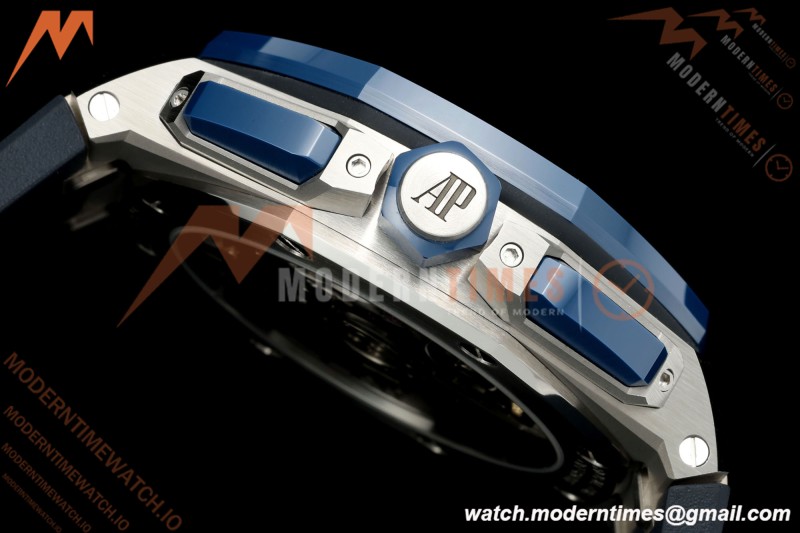 Audemars Piguet - Royal Oak Offshore 26420SO 43mm SS/CER/RU Blu/Silv DDF DD4401