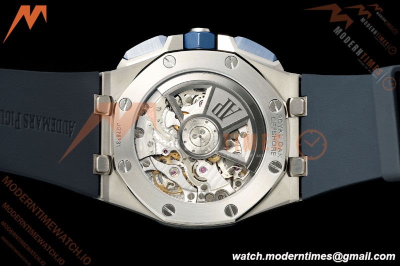 Audemars Piguet - Royal Oak Offshore 26420SO 43mm SS/CER/RU Blu/Silv DDF DD4401