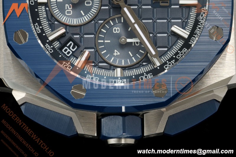 Audemars Piguet - Royal Oak Offshore 26420SO 43mm SS/CER/CS Blue Dial DDF DD4401