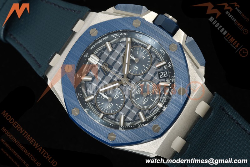 Audemars Piguet - Royal Oak Offshore 26420SO 43mm SS/CER/CS Blue Dial DDF DD4401