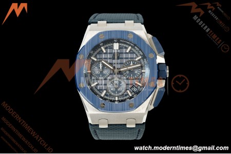 Audemars Piguet - Royal Oak Offshore 26420SO 43mm SS/CER/CS Blue Dial DDF DD4401