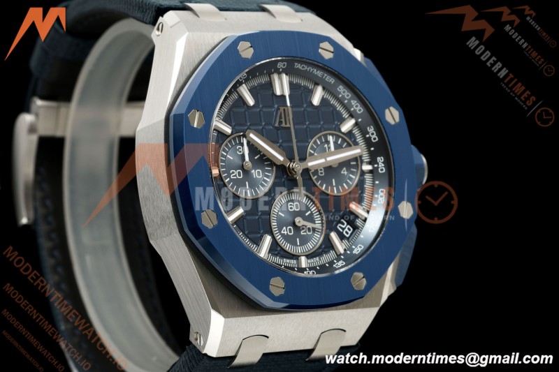 Audemars Piguet - Royal Oak Offshore 26420SO 43mm SS/CER/CS Blue Dial DDF DD4401