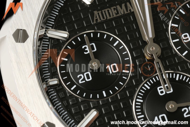 Audemars Piguet - Royal Oak 26240ST 41mm SS/SS Black Dial ZF DD4401 Free Sprung