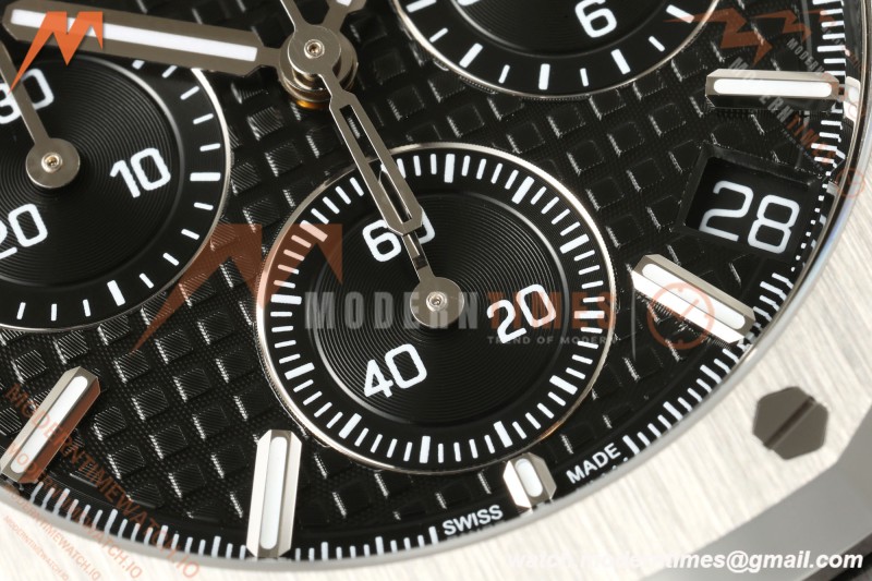 Audemars Piguet - Royal Oak 26240ST 41mm SS/SS Black Dial ZF DD4401 Free Sprung