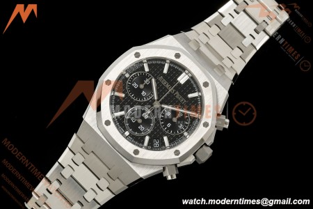 Audemars Piguet - Royal Oak 26240ST 41mm SS/SS Black Dial ZF DD4401 Free Sprung