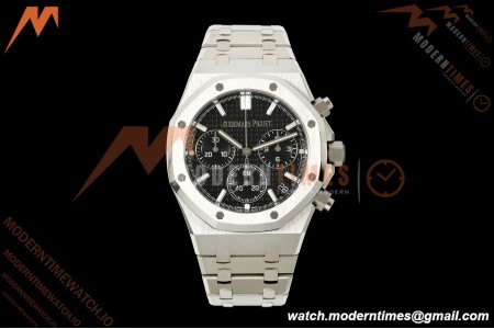 Audemars Piguet - Royal Oak 26240ST 41mm SS/SS Black Dial ZF DD4401 Free Sprung