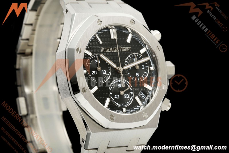 Audemars Piguet - Royal Oak 26240ST 41mm SS/SS Black Dial ZF DD4401 Free Sprung