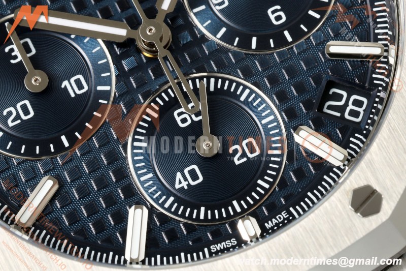 Audemars Piguet - Royal Oak 26240ST 41mm SS/SS Blue Dial ZF DD4401 Free Sprung