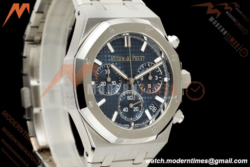 Audemars Piguet - Royal Oak 26240ST 41mm SS/SS Blue Dial ZF DD4401 Free Sprung