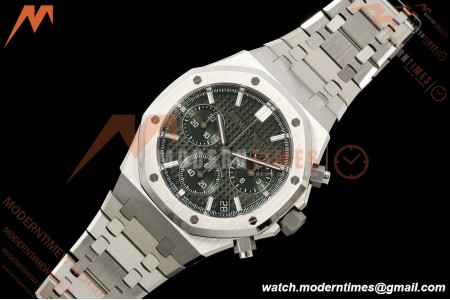 Audemars Piguet - Royal Oak 26240ST 41mm SS/SS Green Dial ZF DD4401 Free Sprung