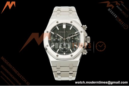 Audemars Piguet - Royal Oak 26240ST 41mm SS/SS Green Dial ZF DD4401 Free Sprung