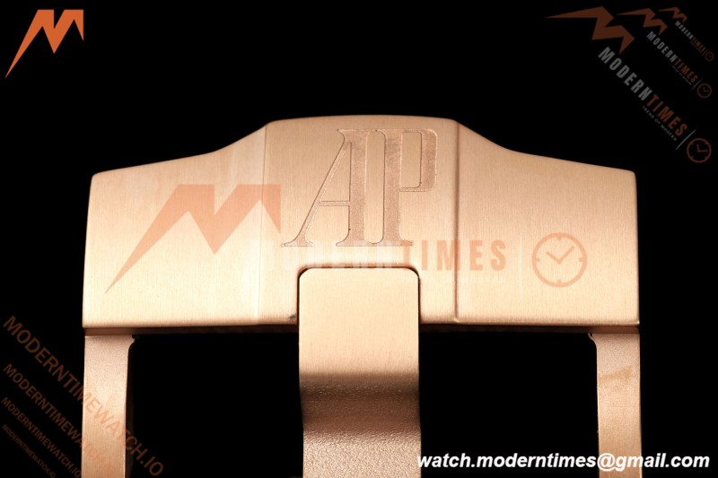 Audemars Piguet - AP ROO Chronograph 26405NR 44mm CER/RG/RU Ombre Brown/Wht JF A3126